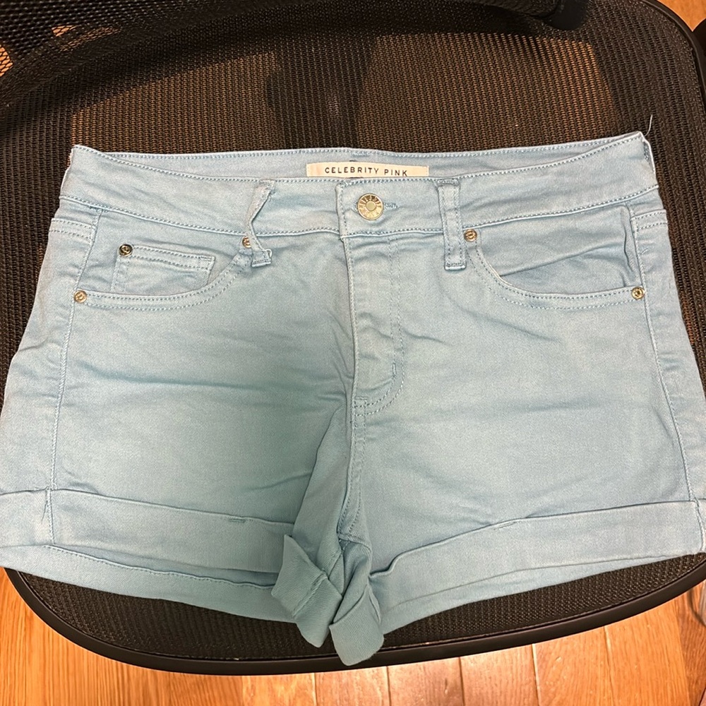 Blue shorts